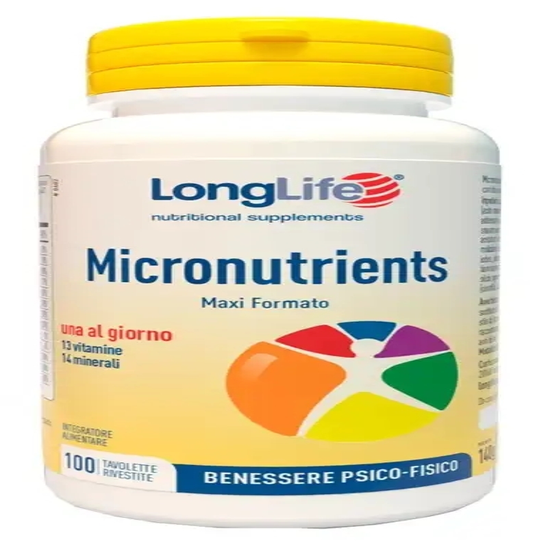 LONGLIFE MICRONUTRIENTS 100 TAVOLETTE