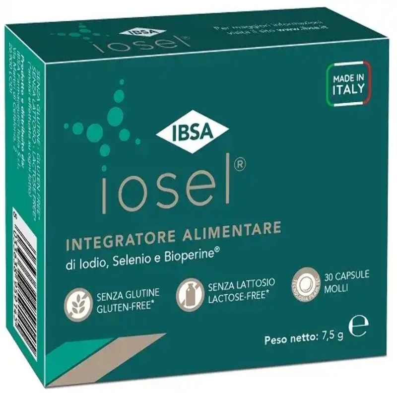 IOSEL A BASE DI IODIO SELENIO E BIOPERINE 30 CAPSULE MOLLI