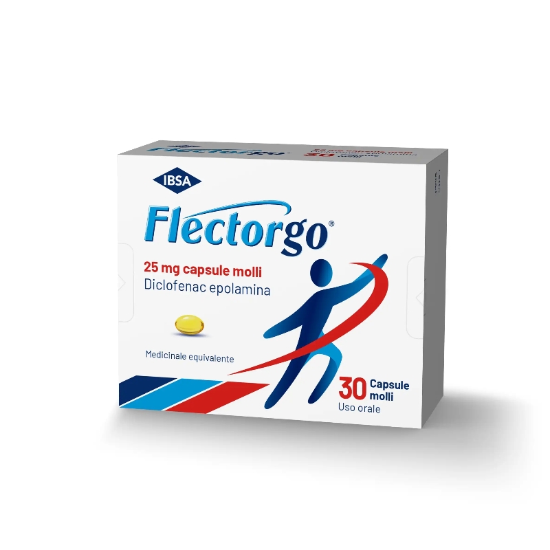 FLECTORGO 25 MG 30 CAPSULE MOLLI