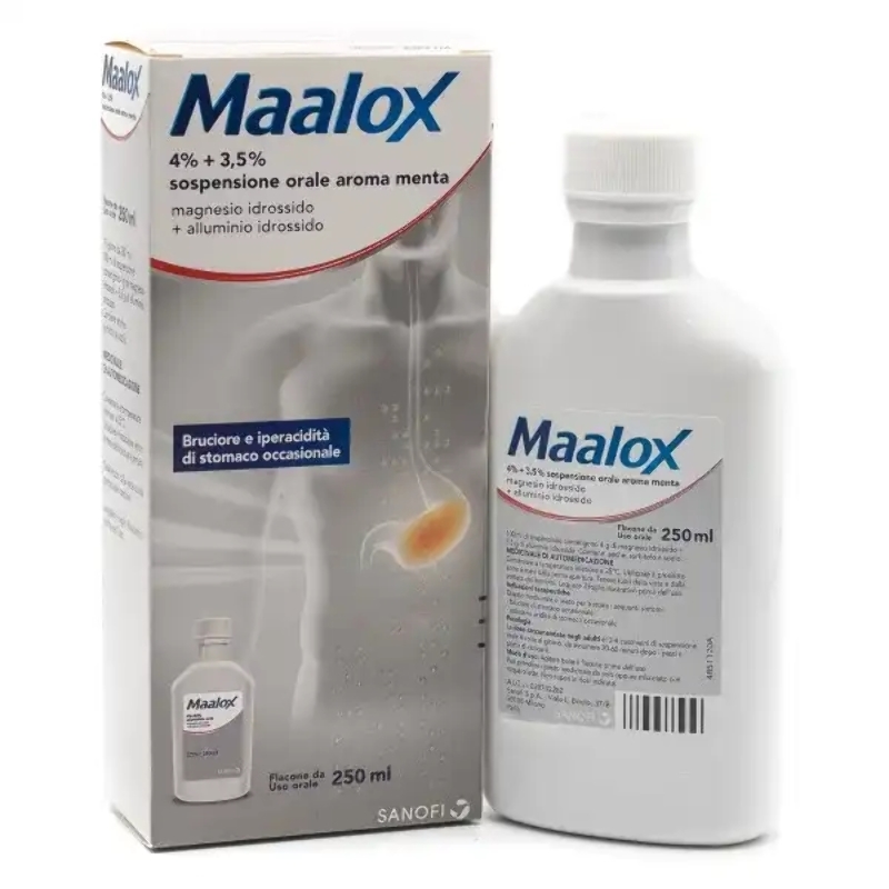 MAALOX AROMA MENTA 250 ML