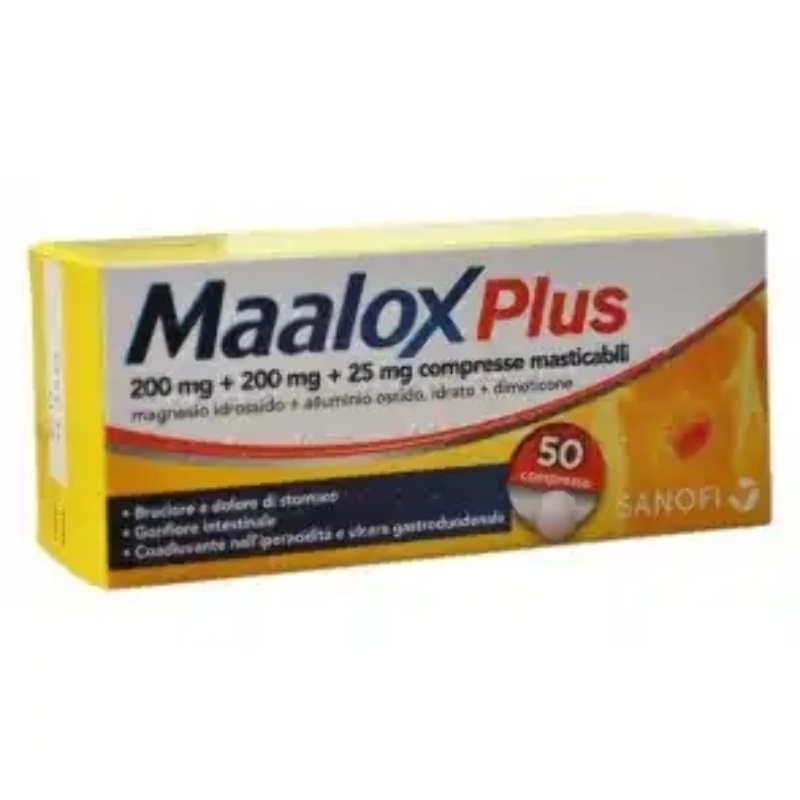 MAALOX PLUS 50 COMPRESSE