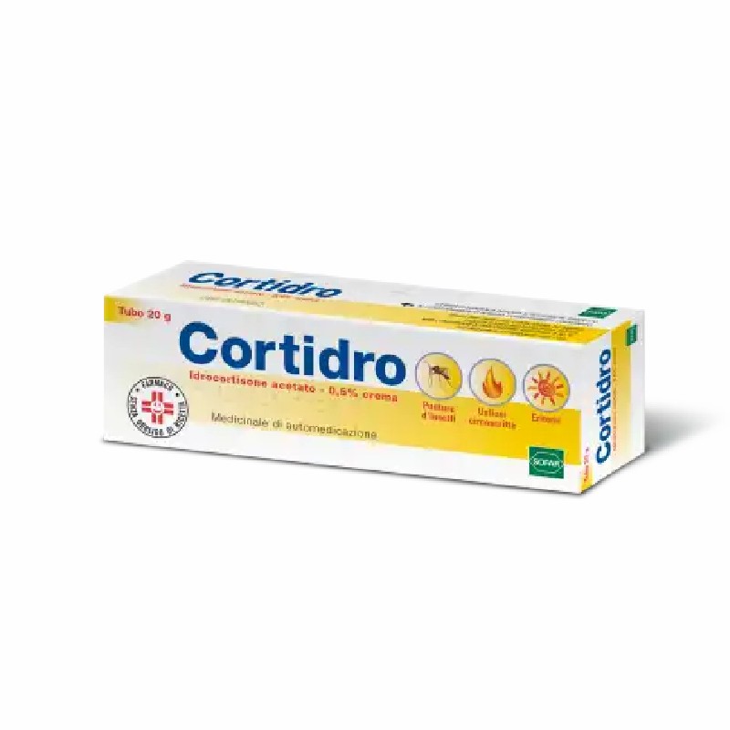 CORTIDRO CREMA PUNTURE INSETTI ERITEMI ECZEMI 20 G 0,5%