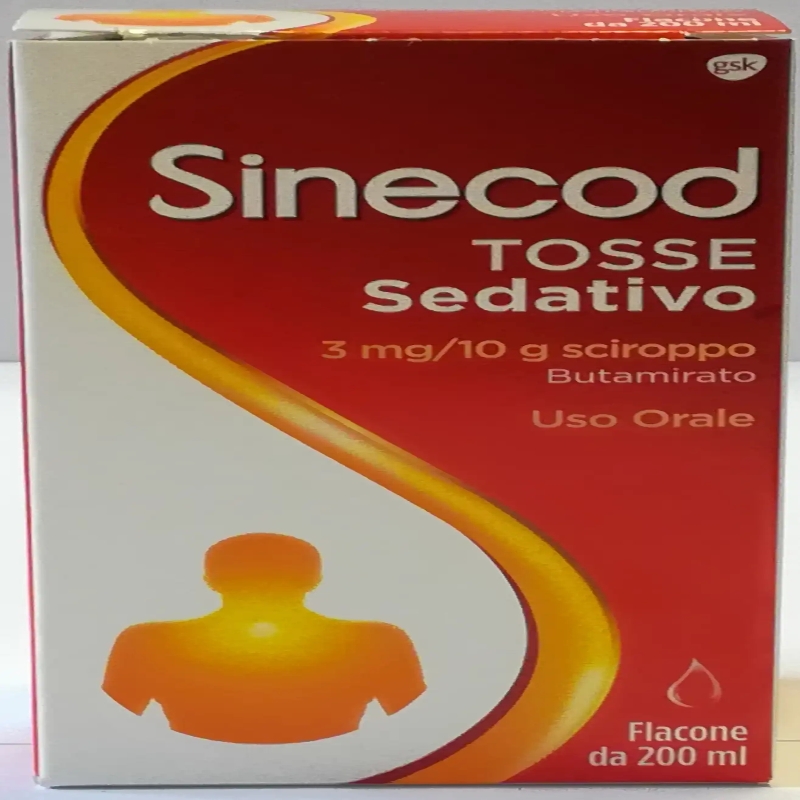 Sinecod - SINECOD TOSSE SEDATIVO 200 ml 3 mg