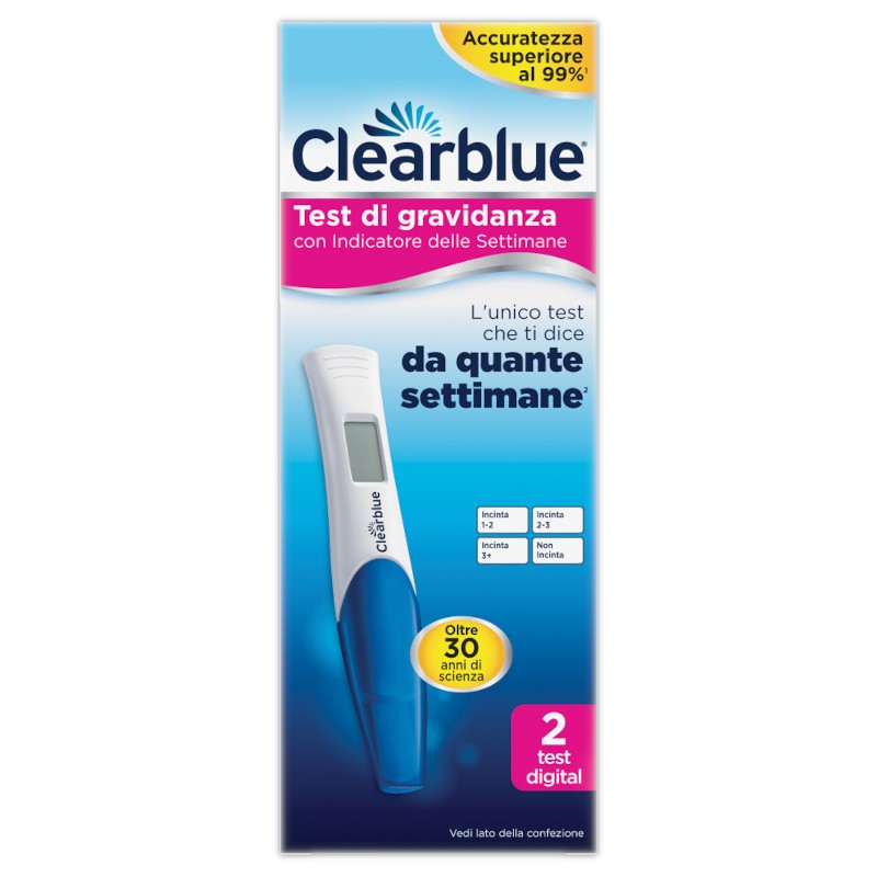 Clearblue - TEST DI GRAVIDANZA DA QUANTE SETTIMANE 2 test