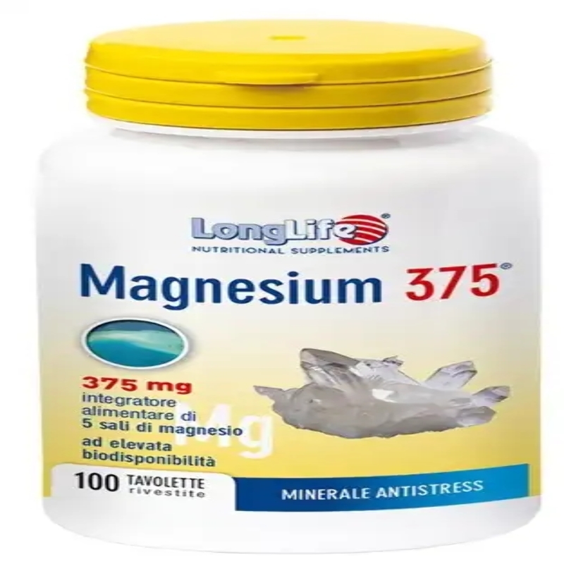 LONGLIFE MAGNESIUM 375 MG 100 TAVOLETTE