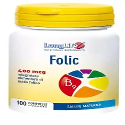 LONGLIFE FOLIC 400 MCG 100 COMPRESSE