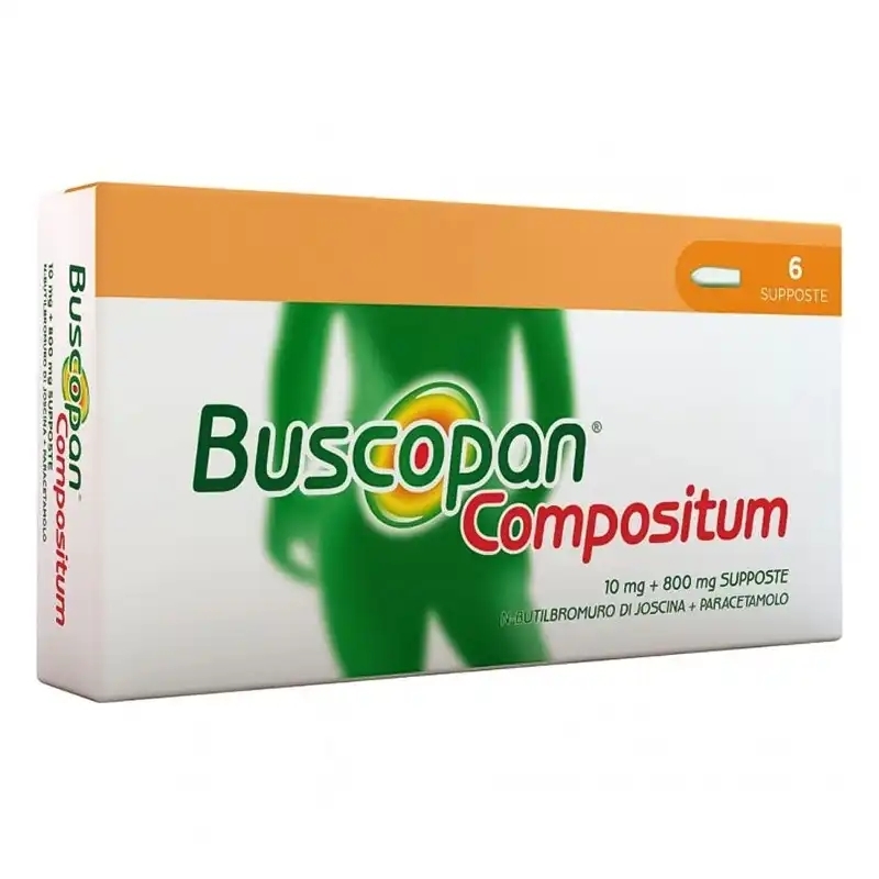 BUSCOPAN COMPOSITUM 6 SUPPOSTE