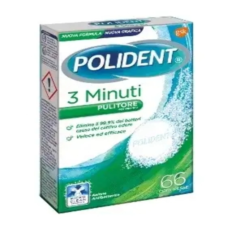 Polident - POLIDENT 3 MINUTI 66 COMPRESSE