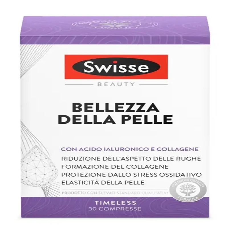 Swisse - BELLEZZA DELLA PELLE A BASE DI COLLAGENE E ACIDO IALURONICO 30 COMPRESSE