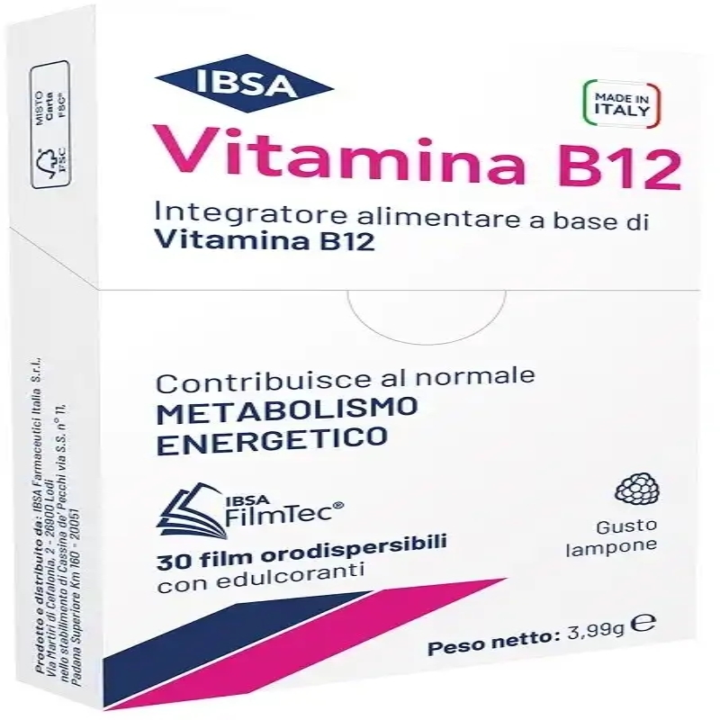 VITAMINA B12 IBSA 30 FILM ORALI