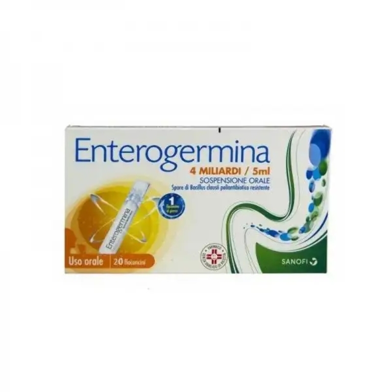 ENTEROGERMINA  20 FLACONCINI 4 MILIARDI/5 ML